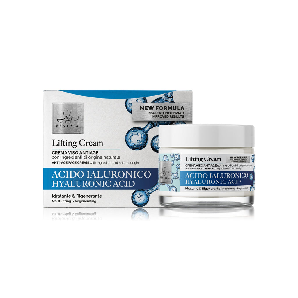 Crema facial antiarrugas con ácido hialurónico - 50 ml — Lady Venezia