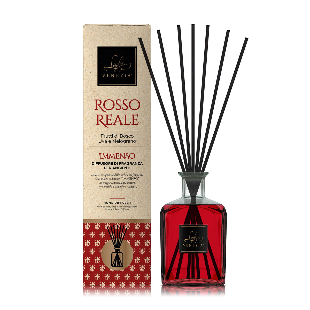 Maxi difusor de ambiente con varillas «Immenso» · 4 fragancias — imagen 4