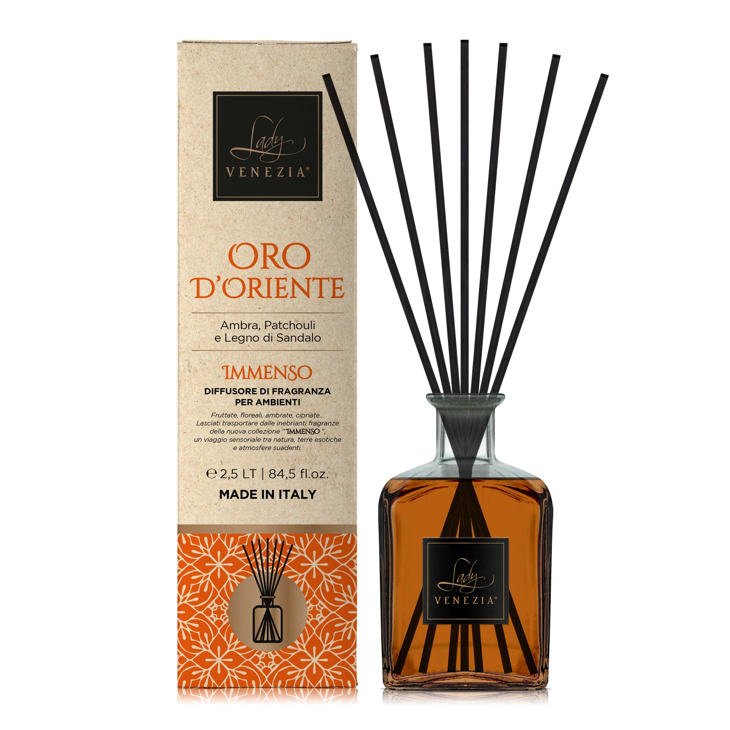 Maxi difusor de ambiente con varillas «Immenso» · 3 fragancias — imagen 3
