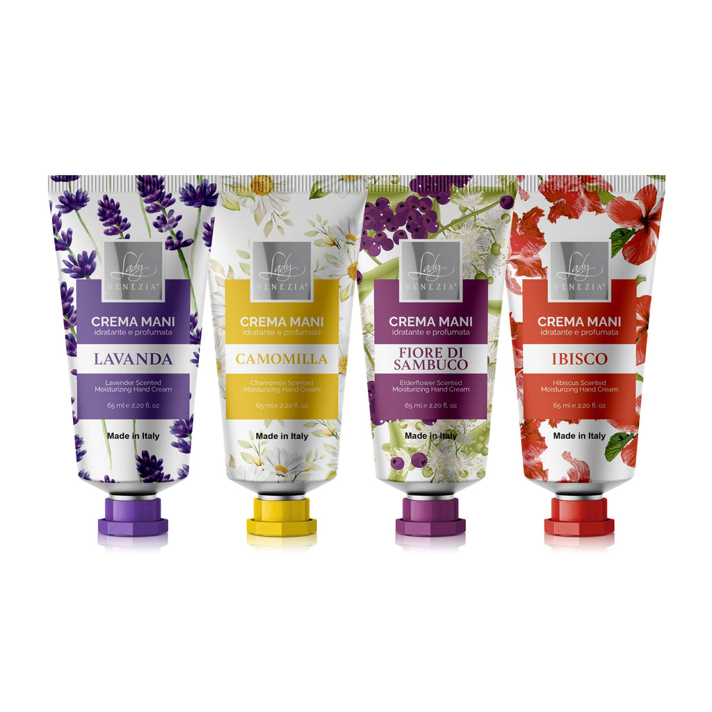 Cremas de manos Colección Fiori · Hidratantes y perfumadas 65 ml — Lady Venezia