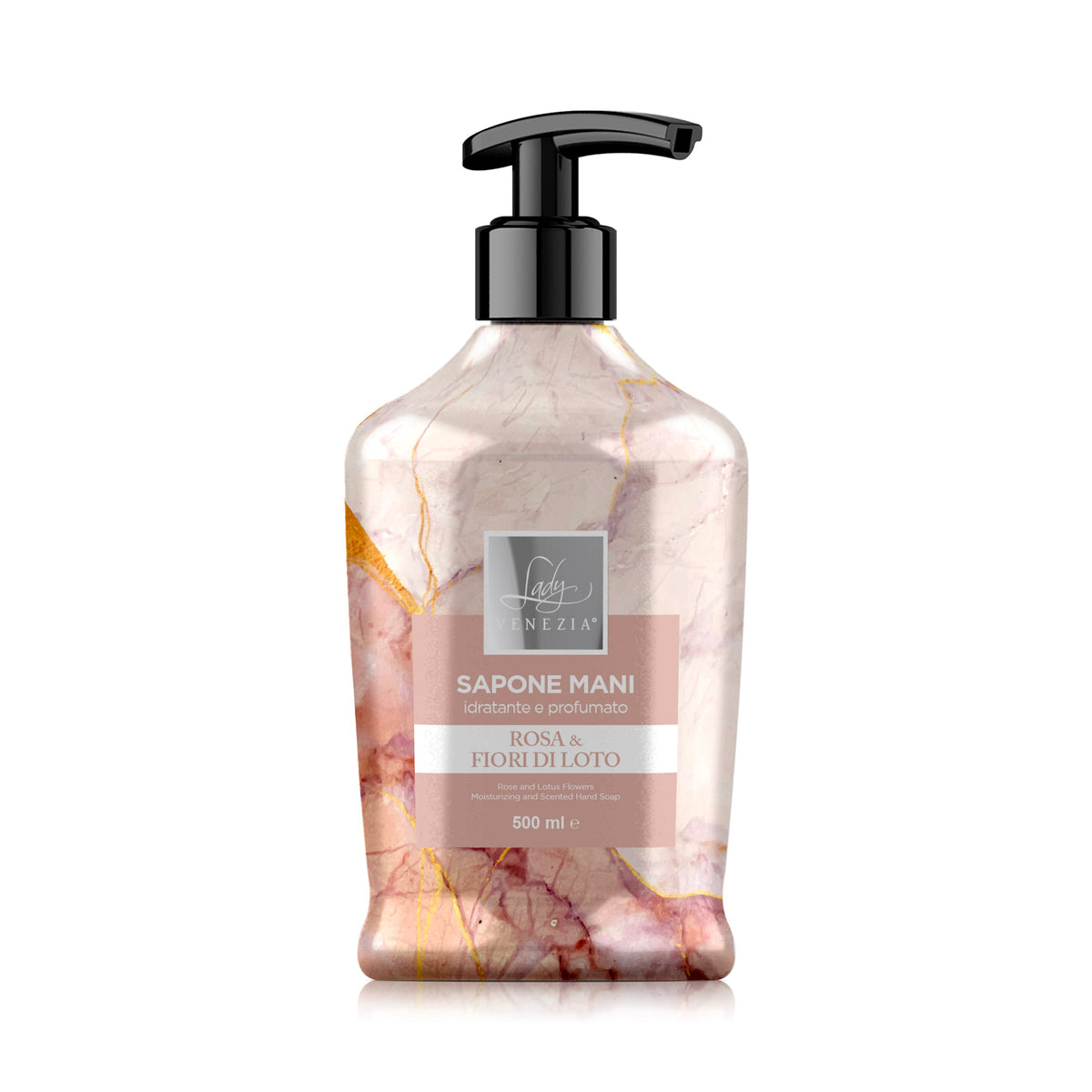 Jabón de manos Collezione Marmi · Hidratante y perfumado · 5 fragancias · 500 ml — Lady Venezia