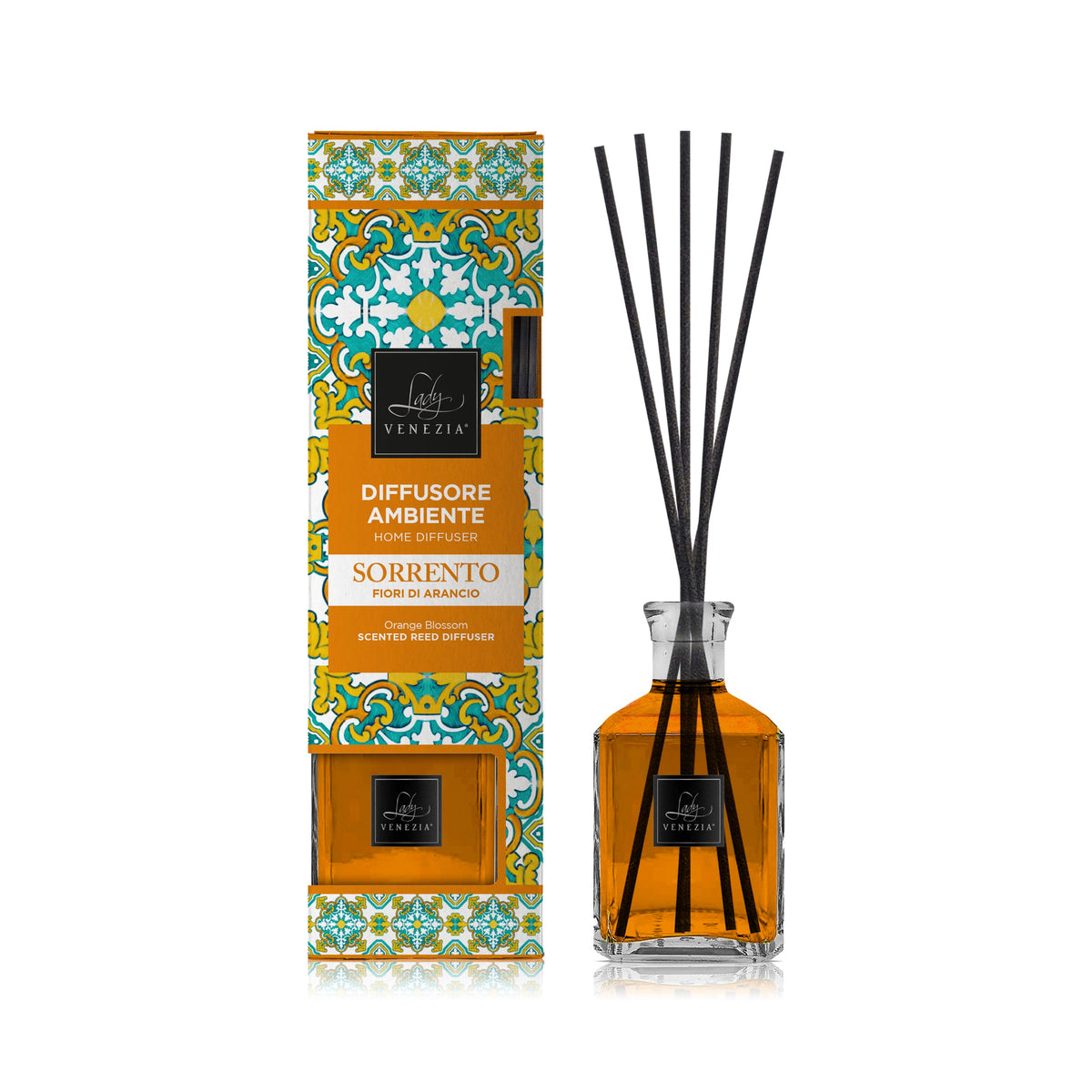 Maxi difusor cubo con varillas · Colección Ceramiche · 4 fragancias — imagen 3