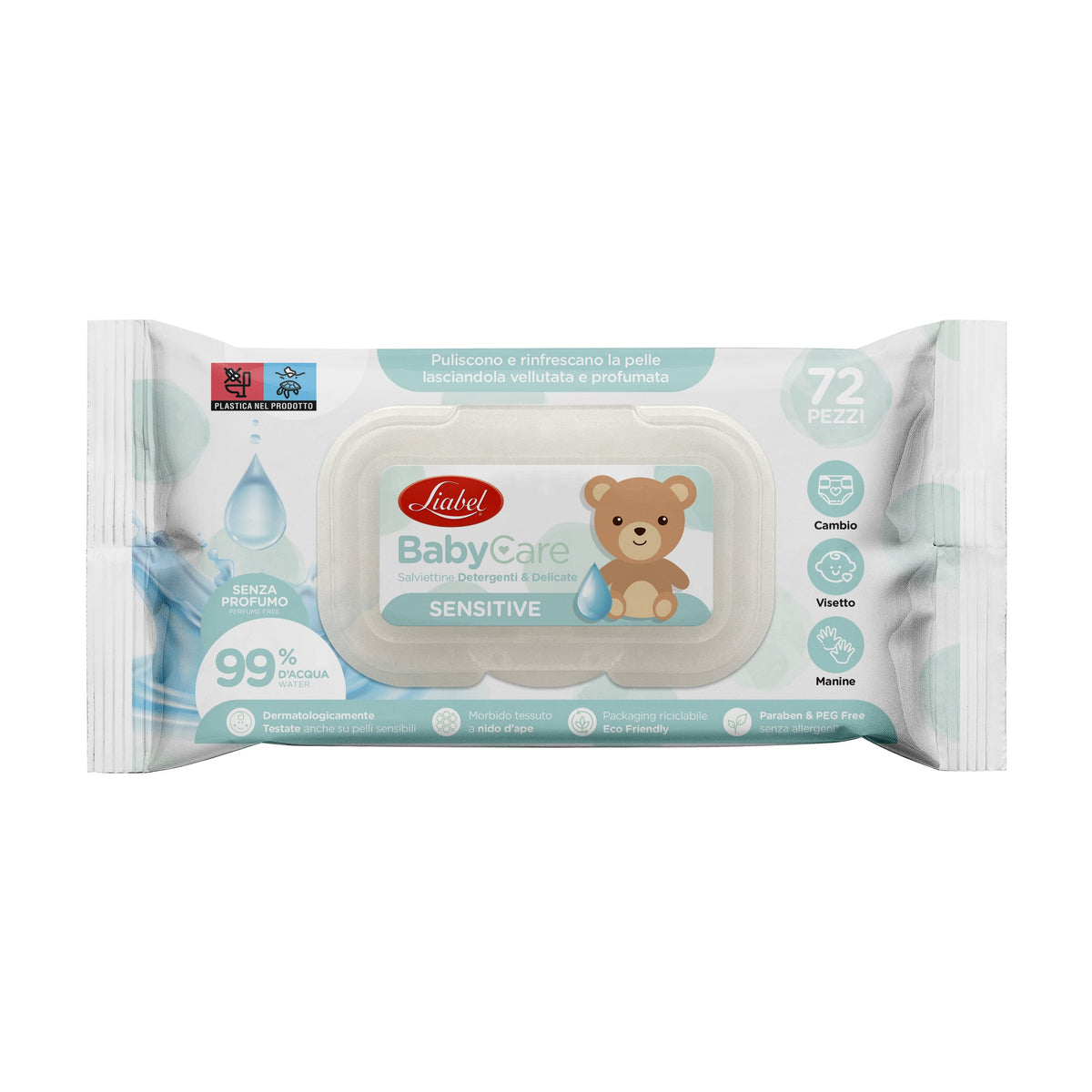 Liabel · Toallitas Baby Care 72 unidades — Lady Venezia