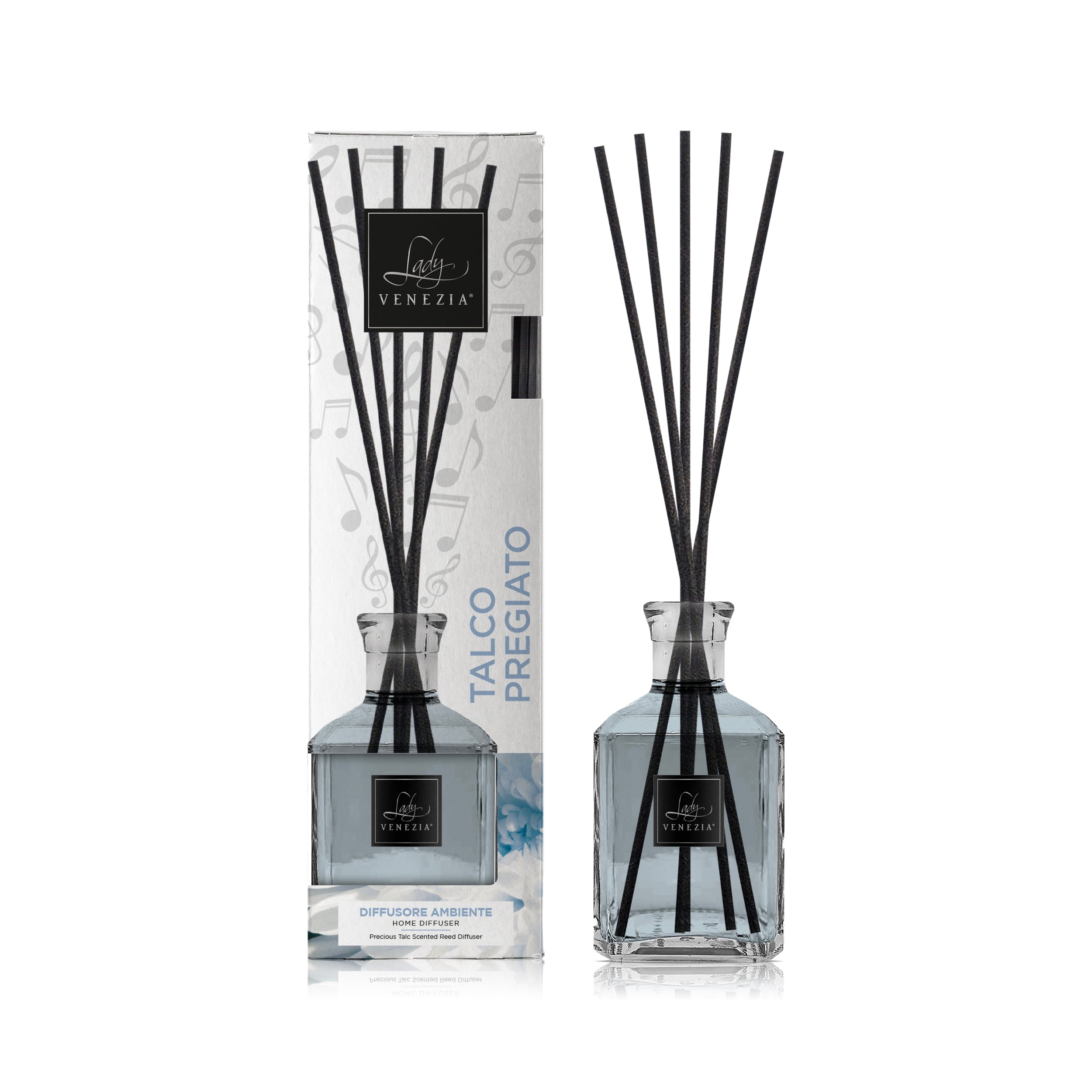 Difusor de ambiente con varillas «Sinfonia d'Aroma» · 5 fragancias — Lady Venezia