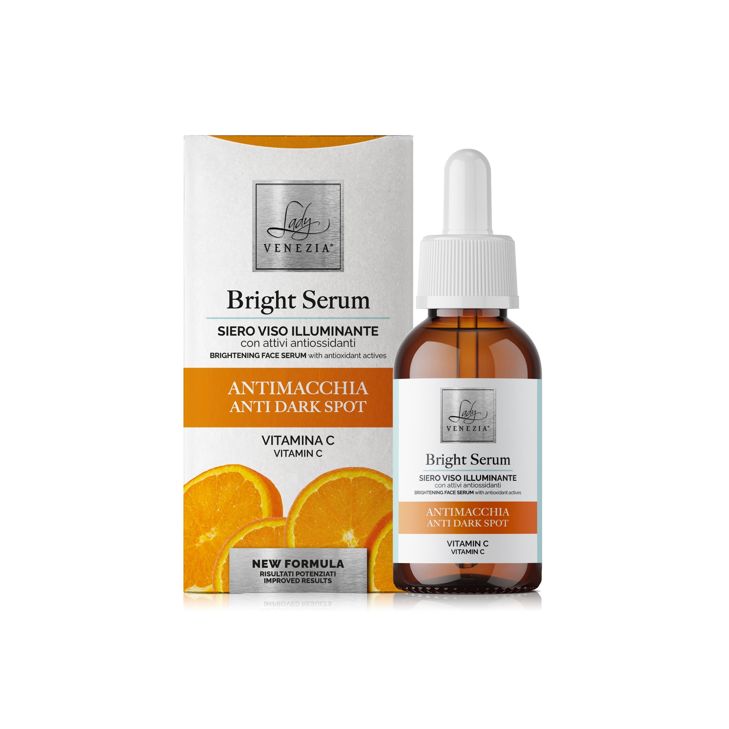 Sérum facial antimanchas iluminador con Vitamina C · Bright Serum · 30 ml — Lady Venezia
