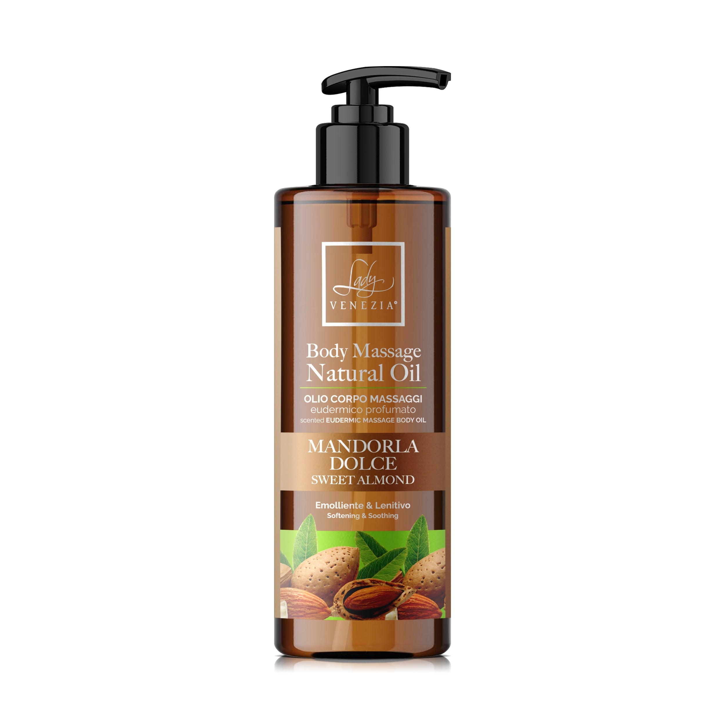 Body Massage Natural Oil · Almendra dulce · 500 ml — Lady Venezia