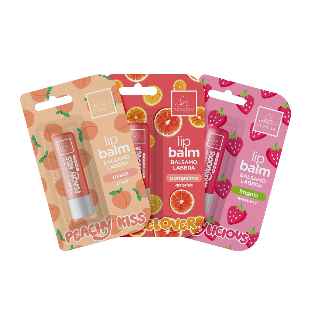 Bálsamo labial Coccole Golose · 6 fragancias · 3,2 g — Lady Venezia