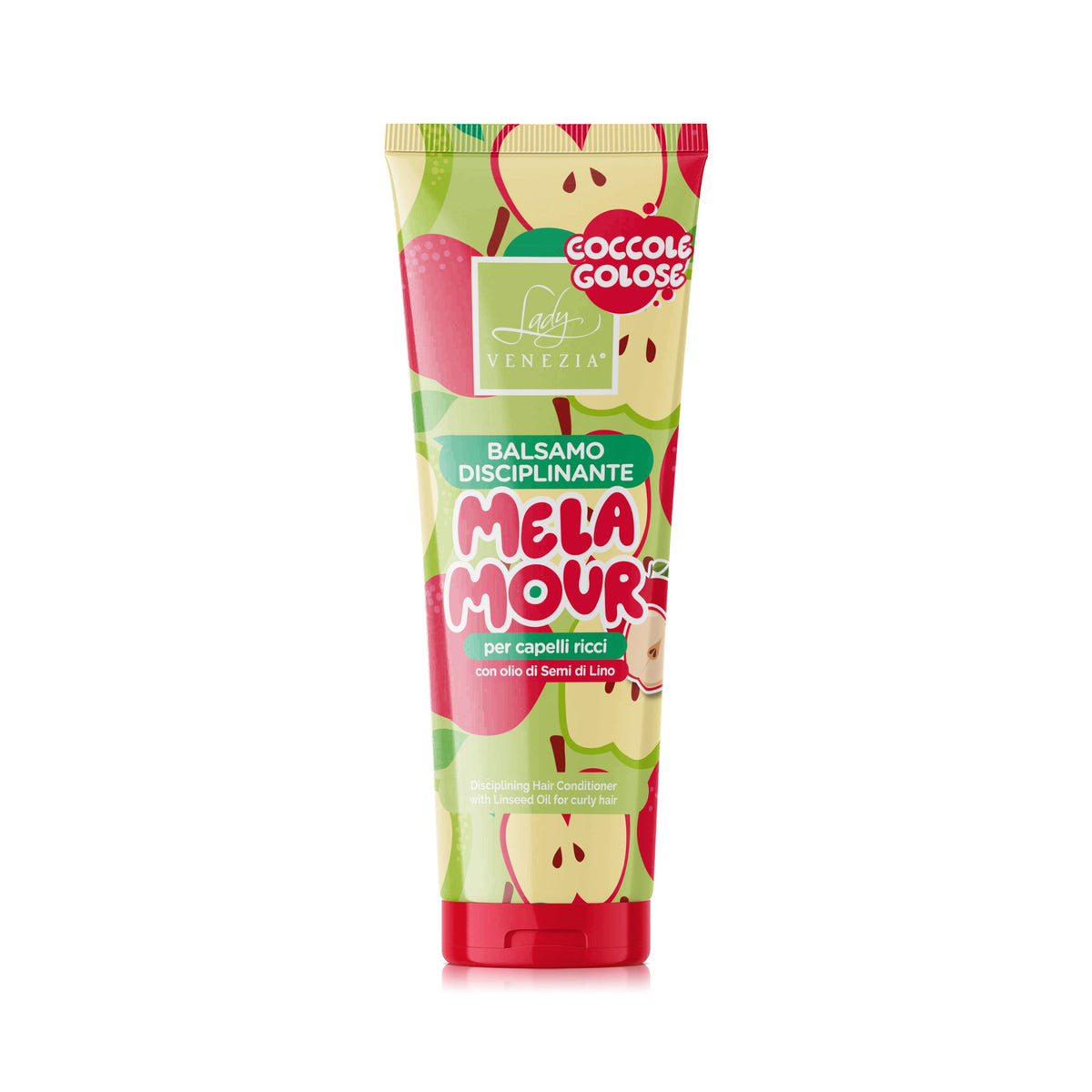 Acondicionador disciplinante Melamour para cabello rizado con aceite de linaza · 250 ml — Lady Venezia