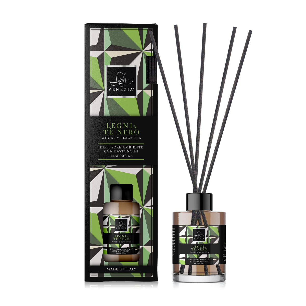 Difusor de ambiente Oud con varillas - 4 fragancias - 140 ml — imagen 2