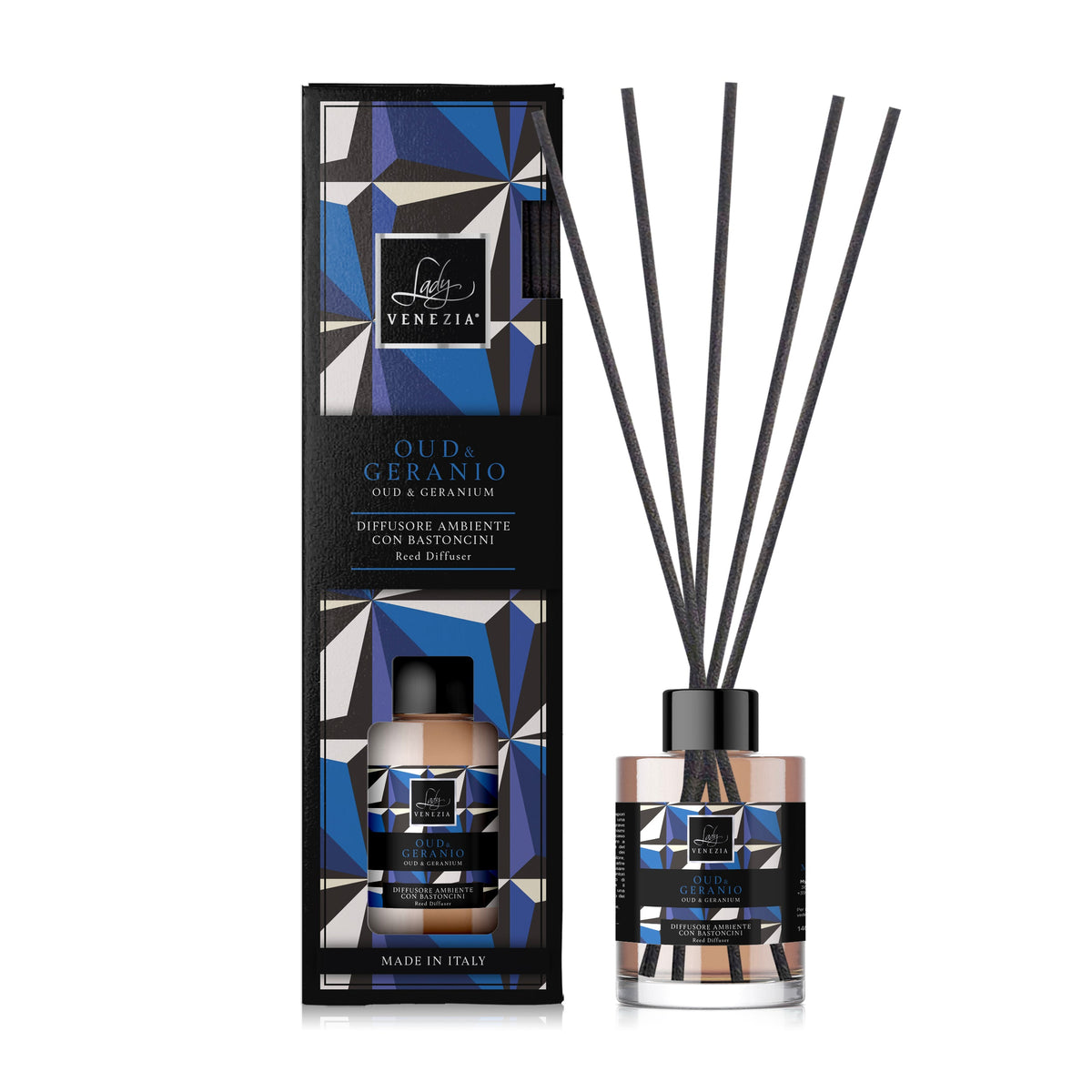 Difusor de ambiente Oud con varillas - 4 fragancias - 140 ml — imagen 5