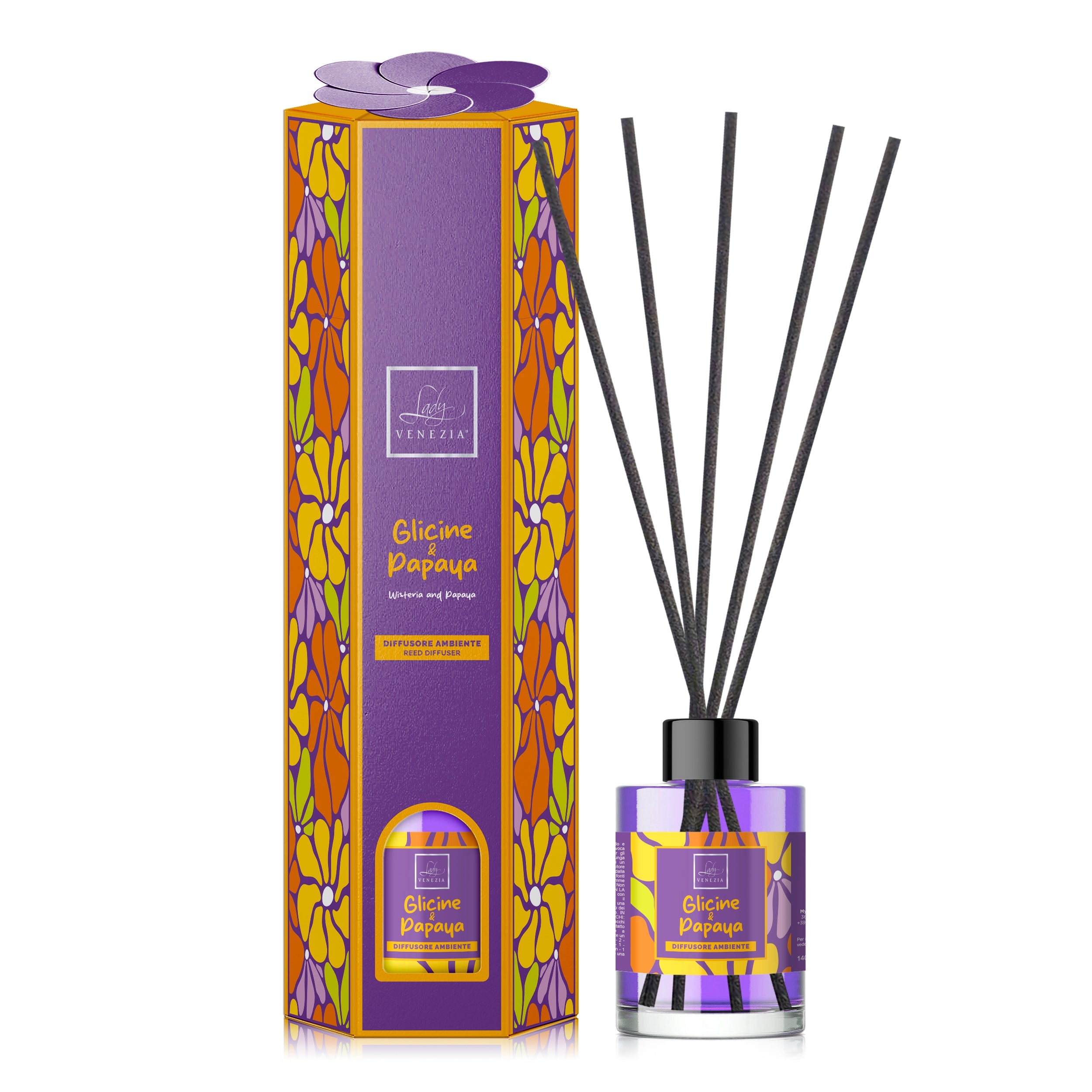 Difusor de ambiente Bloom con varillas - 6 fragancias - 140 ml — imagen 4
