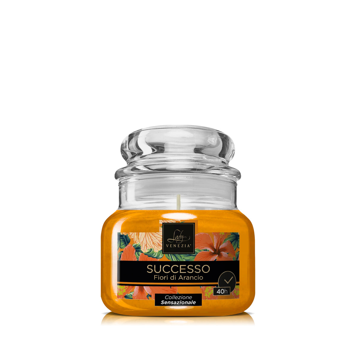 Vela perfumada en vidrio Sensazioni - formato medium 40 horas - 5 fragancias — imagen 4