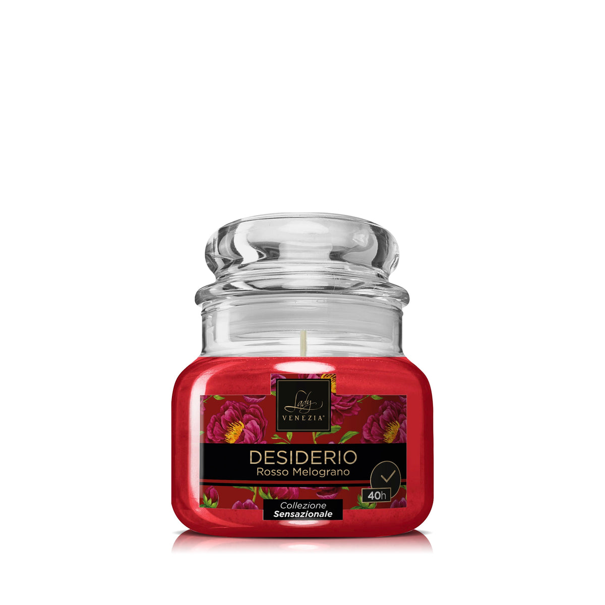 Vela perfumada en vidrio Sensazioni - formato medium 40 horas - 5 fragancias — imagen 3