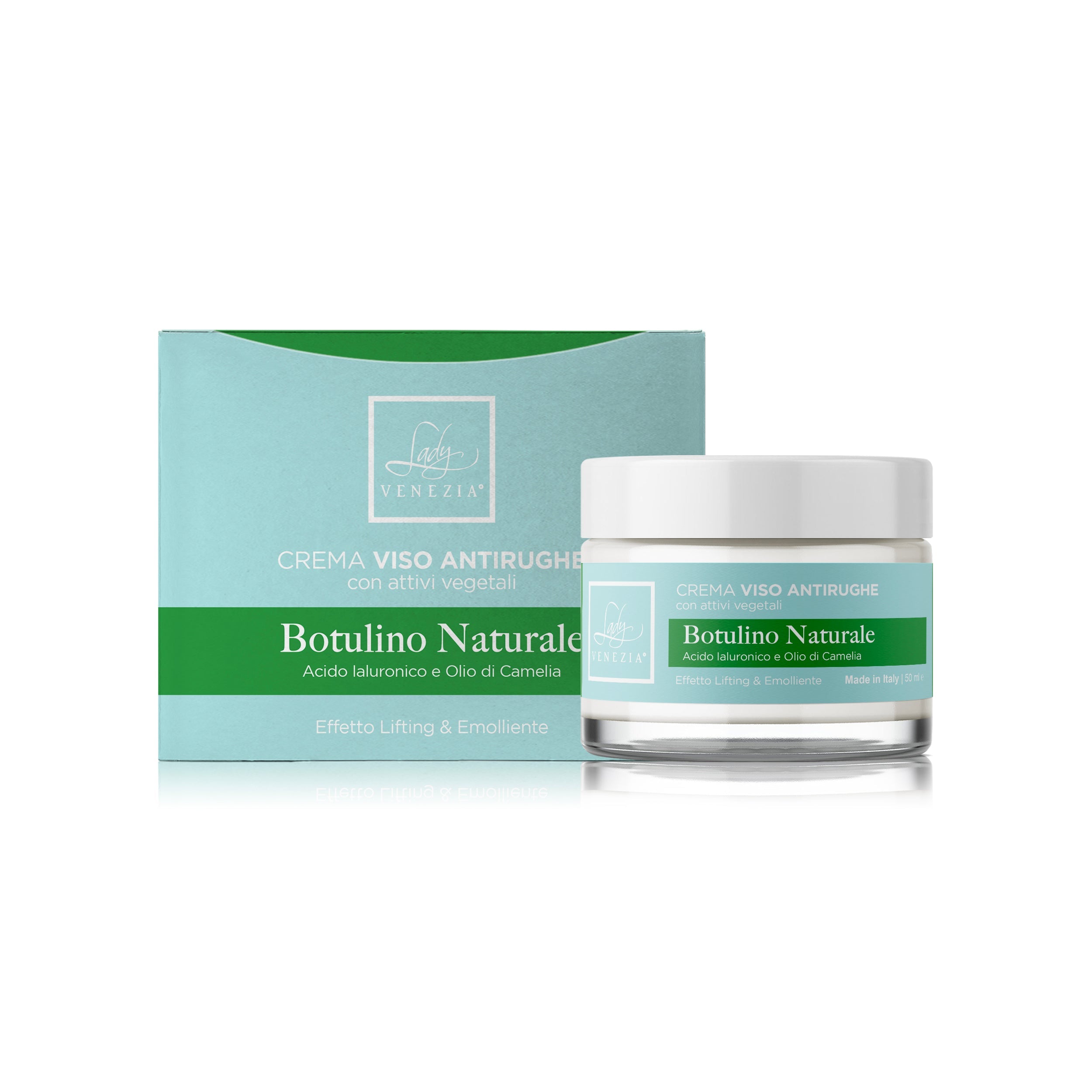 Crema facial efecto lifting con botulino natural y ácido hialurónico - 50 ml — Lady Venezia