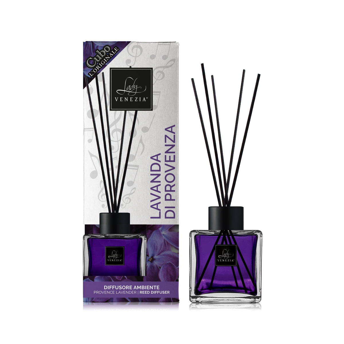 Difusor de ambiente Cubo con varillas - 12 fragancias - 100 ml — imagen 3