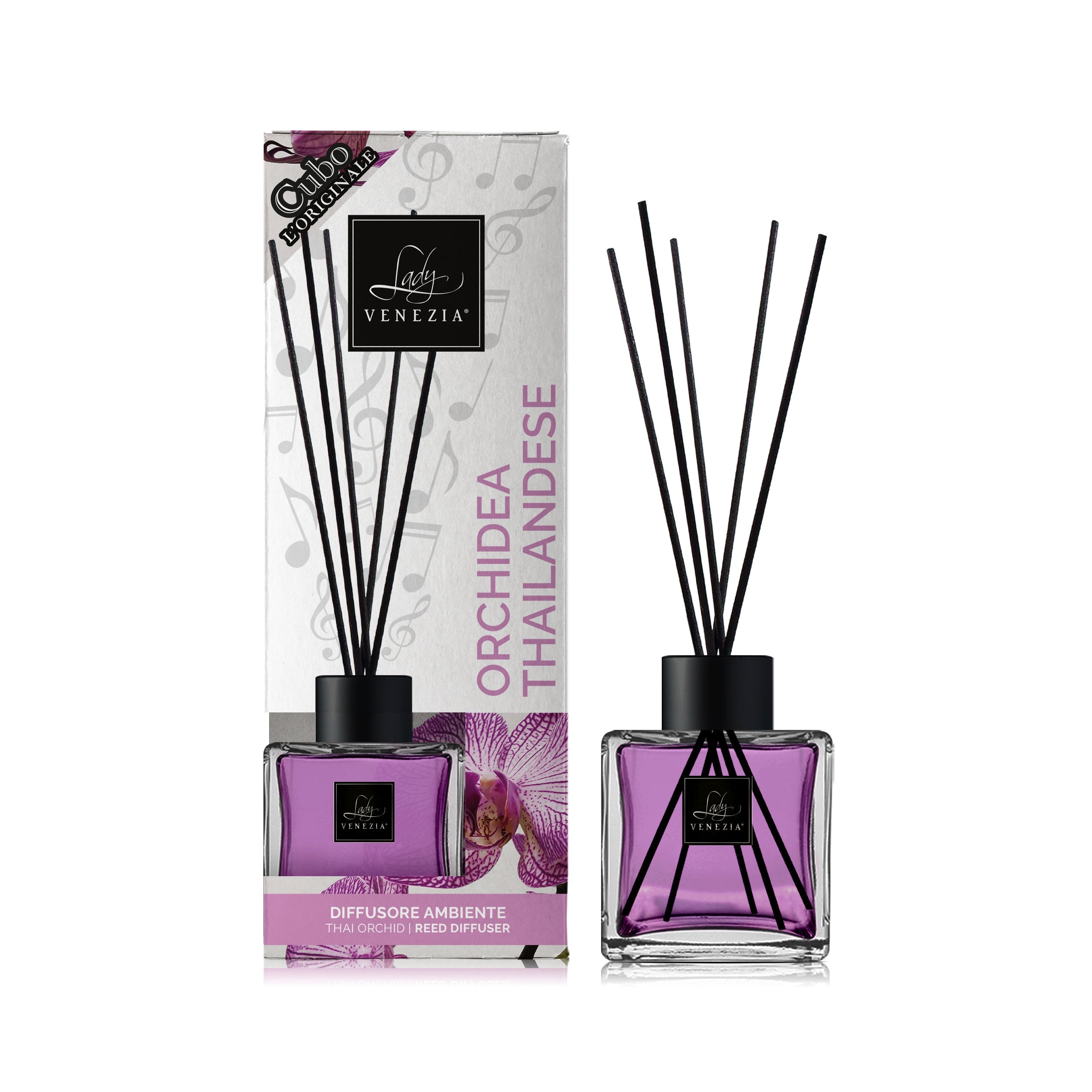Difusor de ambiente Cubo con varillas - 12 fragancias - 100 ml — imagen 4