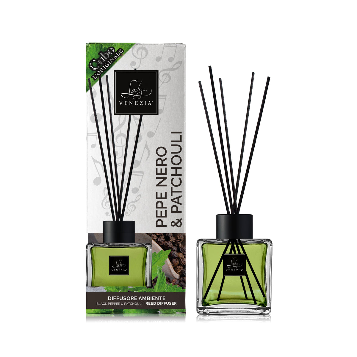 Difusor de ambiente Cubo con varillas - 12 fragancias - 100 ml — imagen 11
