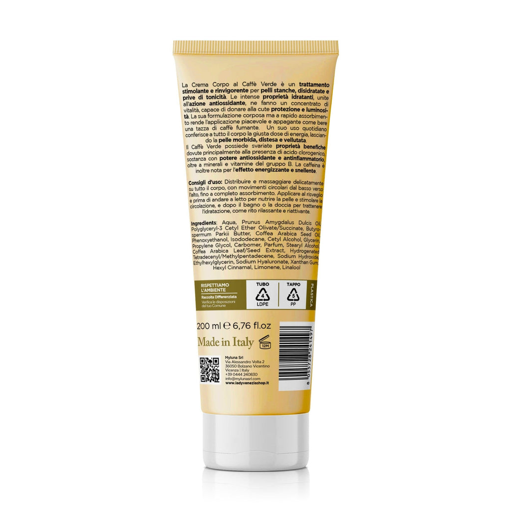 Crema corporal al café verde - Natural Green - 200 ml — imagen 2