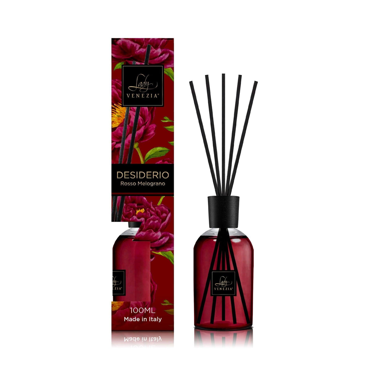 Difusor de ambiente con varillas Sensazionale - 6 fragancias - 100 ml — Lady Venezia