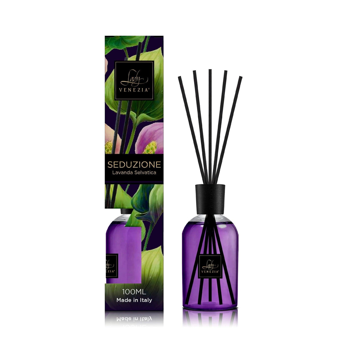 Difusor de ambiente con varillas Sensazionale - 6 fragancias - 100 ml — imagen 6