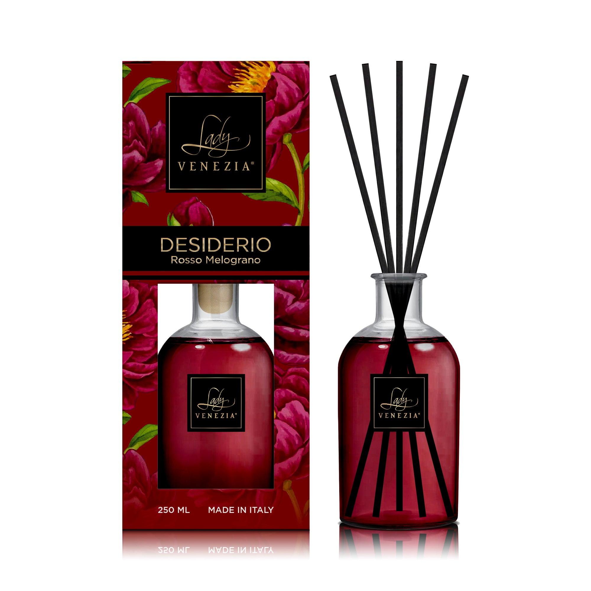 Maxi difusor de ambiente con varillas · Colección Sensazionale · 6 fragancias — Lady Venezia